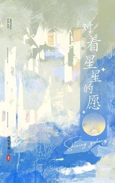 对着星星许愿图片